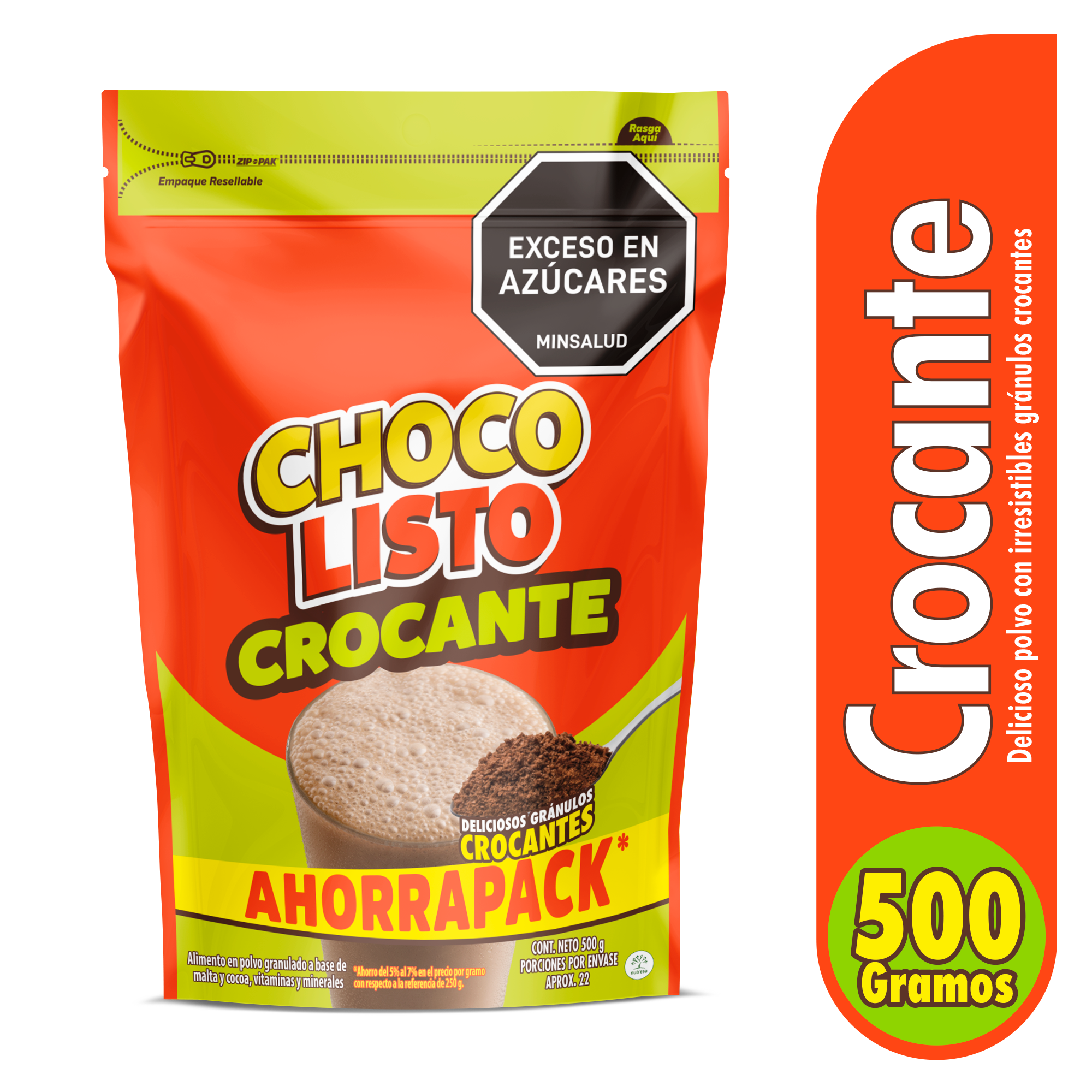 Chocolisto Crocante 500gr