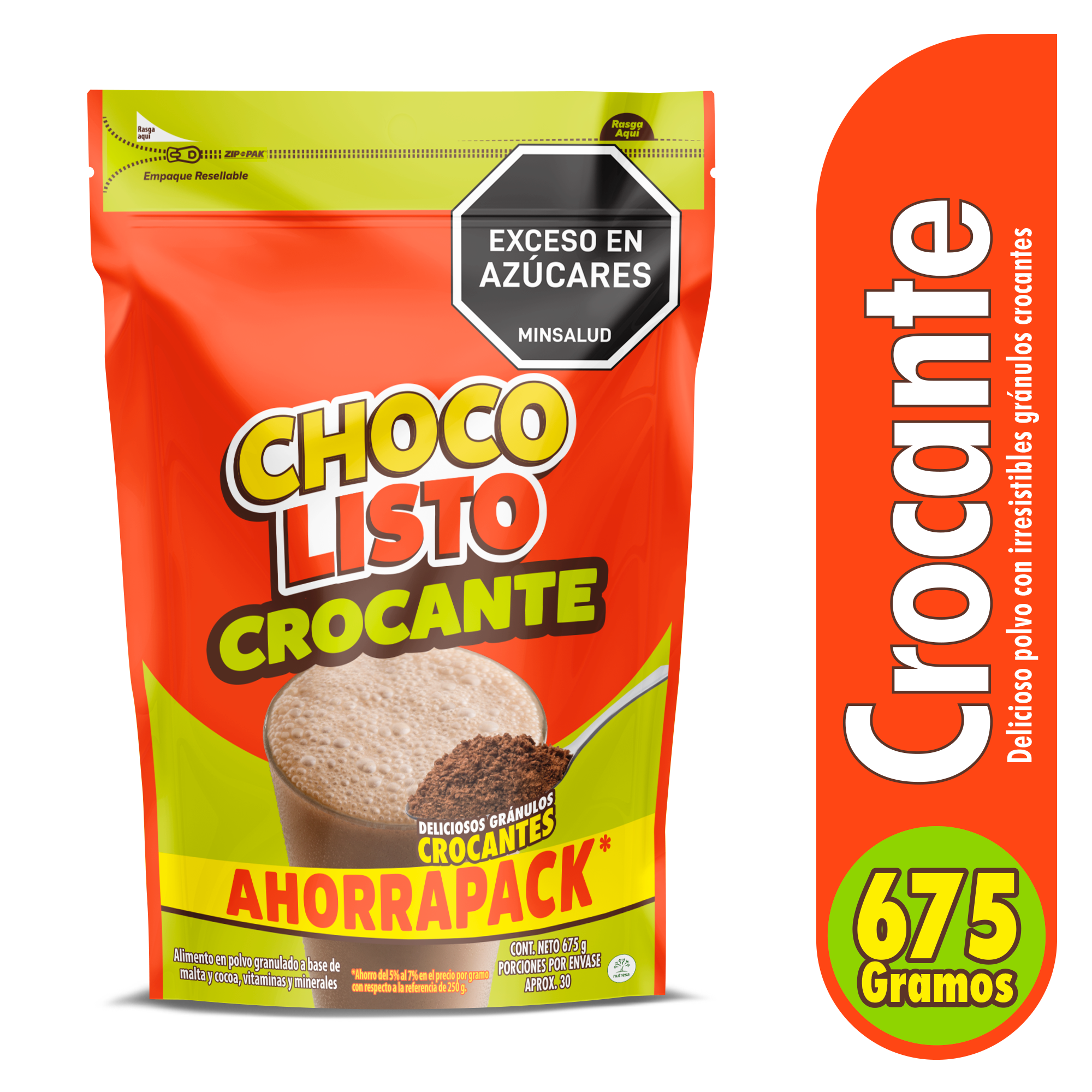Chocolisto Crocante 675gr
