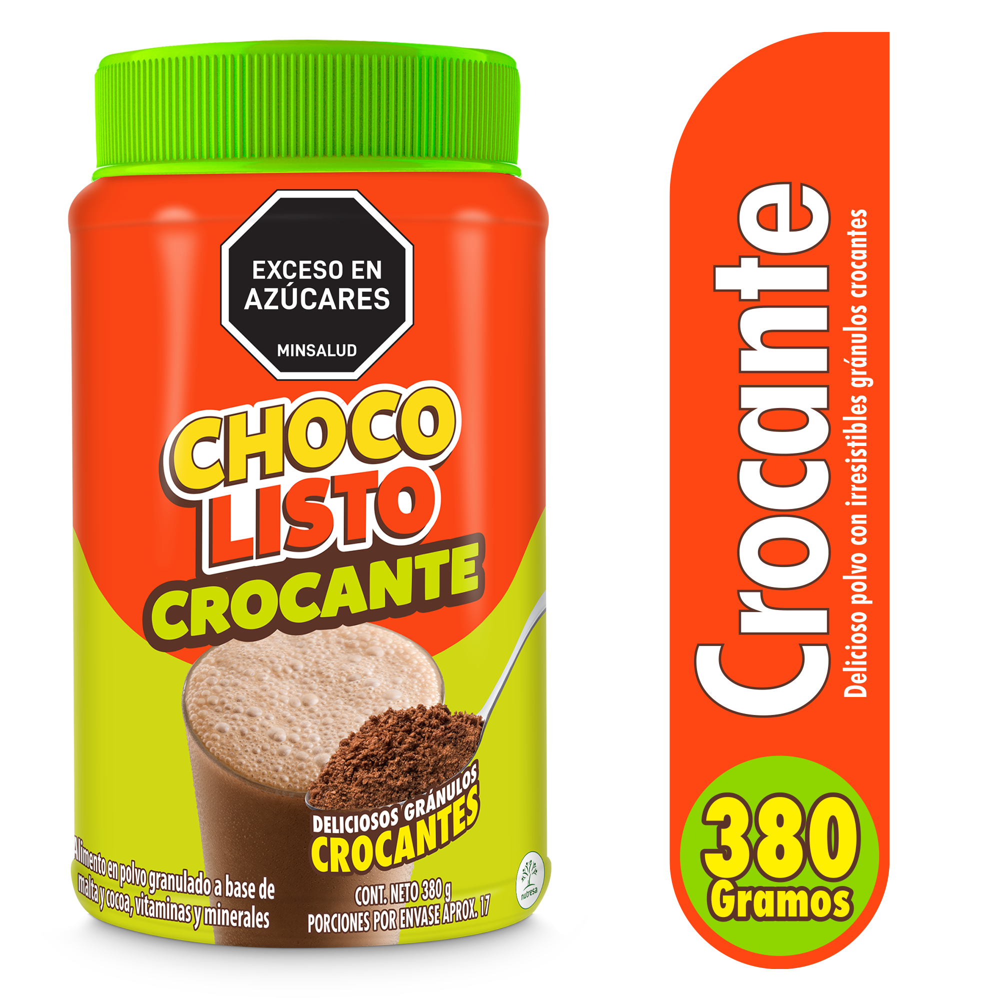 Chocolisto Crocante 380gr