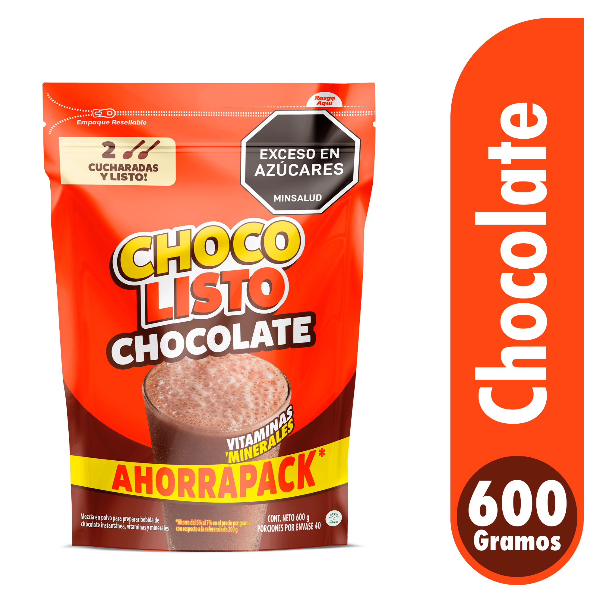 Chocolisto Chocolate 600gr