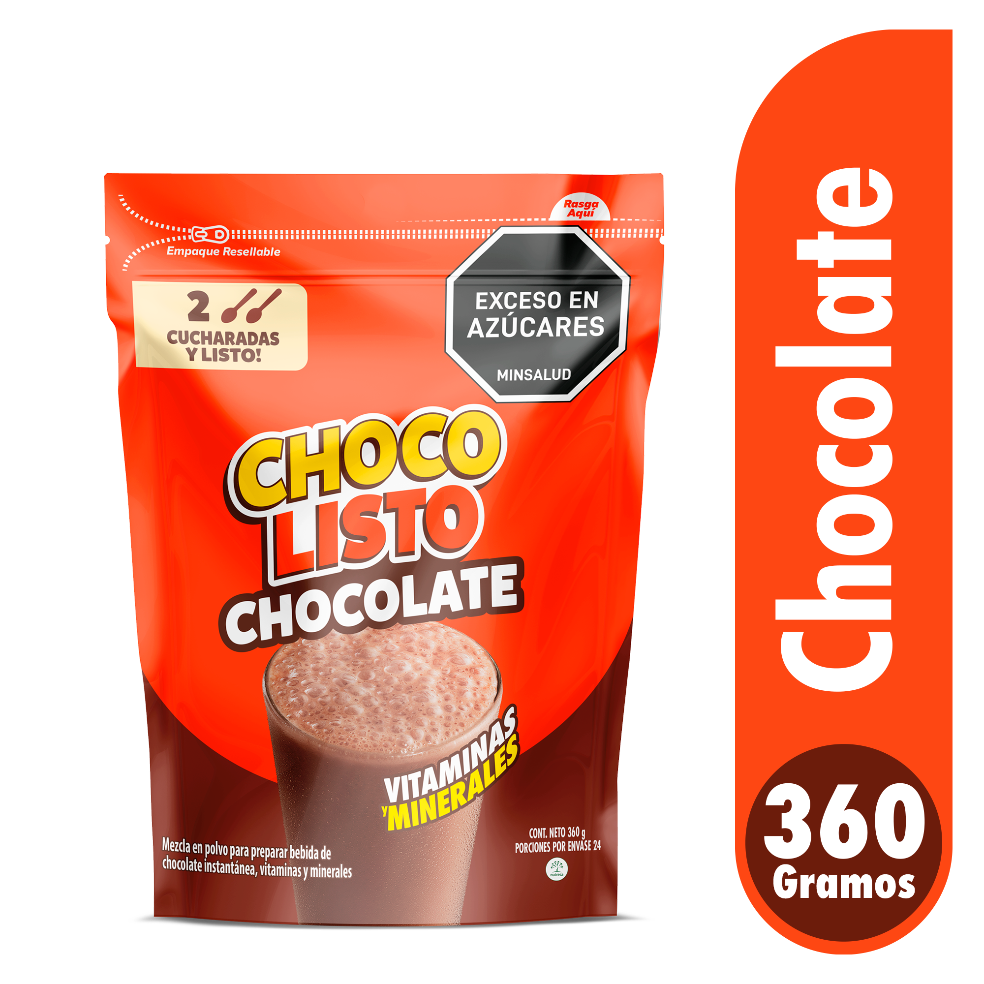 Chocolisto Chocolate 360gr
